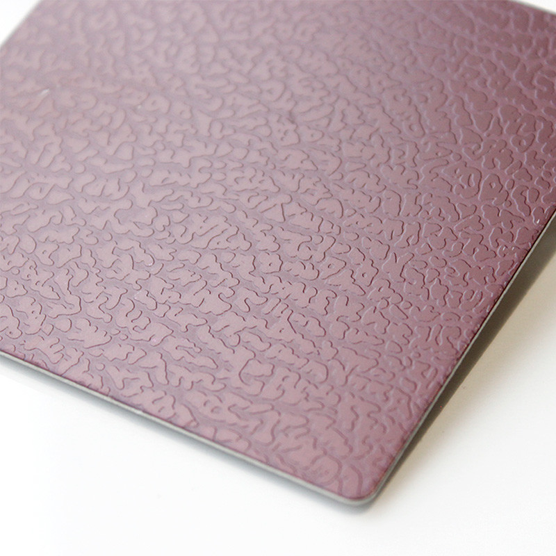 Embossed Textured Metal Sheet with Concave-Convex Pattern Customized 304 High Resolution Stainless Steel Texture