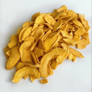 China Wholesale Vacuum Fried Fruits Snacks for Kids Adults Vegan Crispy Yellow Peach Chips wholesale