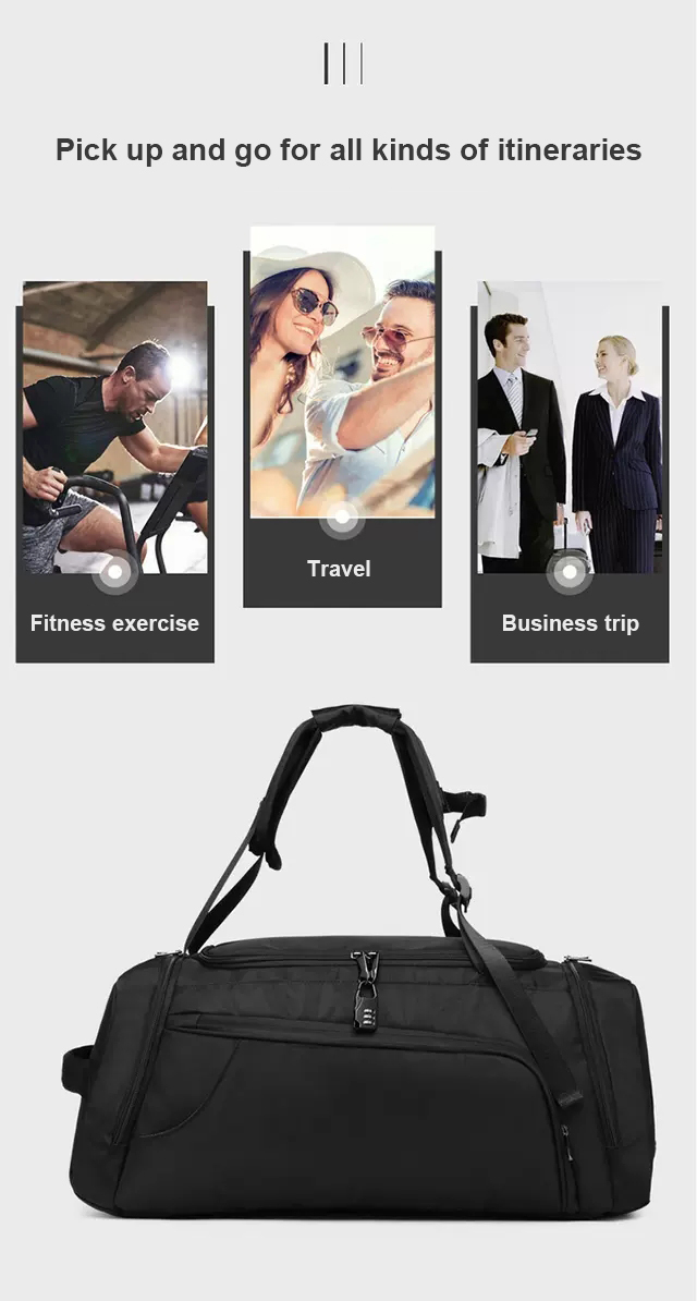 Waterproof Travel Bags Anti Tear 34.5L Hand Luggage Backpack