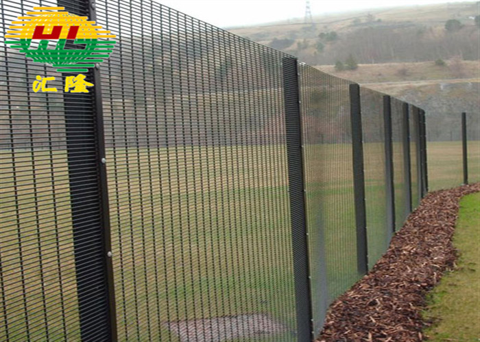 2.5m Welded Mesh Fence Low Carbon Steel Clear View 8 Gauge High Security