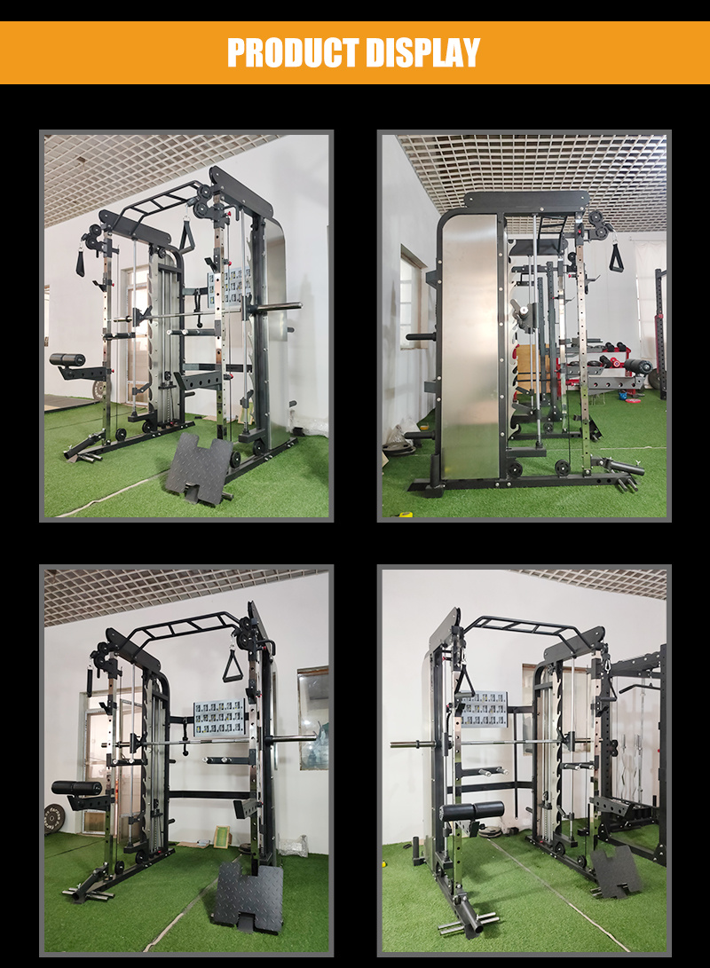 Commercial Fitness Gym Equipment Commercial Adjustable Weightlifting Barbell Squat Rack