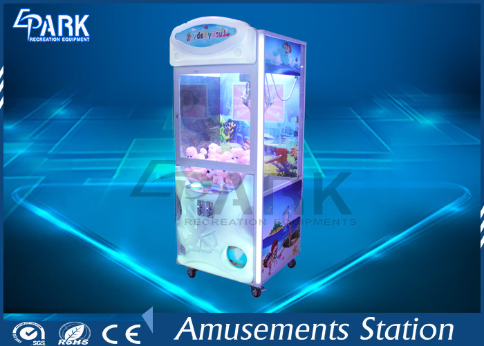CE Certificate Arcade Grabber Machine / Claw Toy Machine 50 KG Different Color
