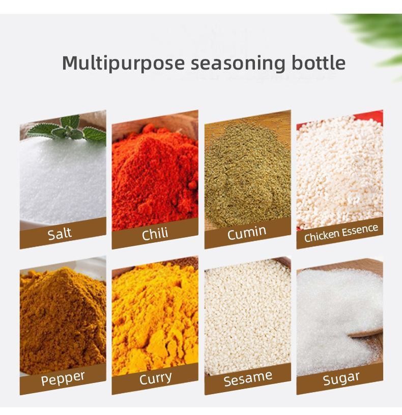 250ml PET Spice Bottles Condiments Salt And Pepper Containers