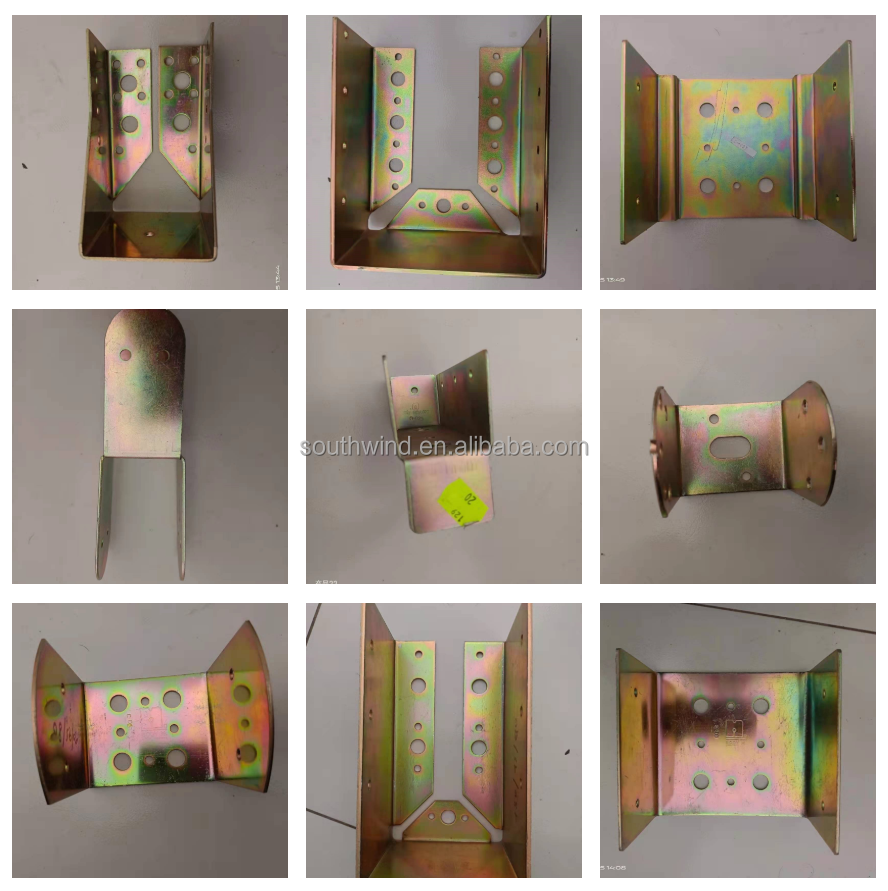 Customized Logo Carbon Steel Stamping Joist Hanger Angle Bracket for Wood Construction