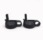 PP Flask Wide Mouth Straw Plastic Bottle Lids In Black Color , Spill Resistant