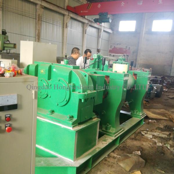 Electrical Nip Open Roll Rubber Mixing Mill Hard Toothed Adjustable 380V