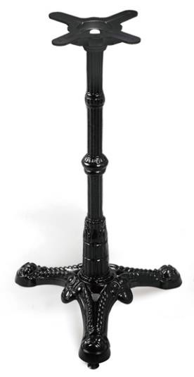 Bistro Table base Black Ornamental Iron Parts Table base Solid Cast Iron Table leg