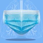Disposable Blue Earloop Face Mask , Odorless Disposable Protective Mask