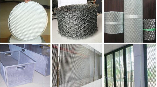 Building Material Iron Plate Galvanized Expanded Metal Mesh Diamond Hole