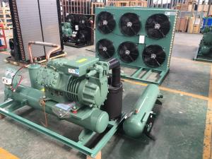 China Industrial 6 Fan Motors Fin Type Air Cooled Condenser Coil Price wholesale