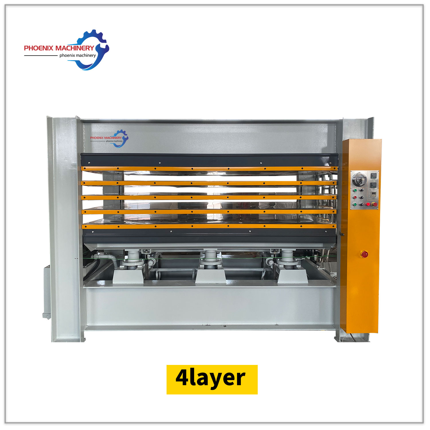 5 Working Layers 5layer Veneer Wood Door MDF Hydraulic Hot Press Machine for Door Making
