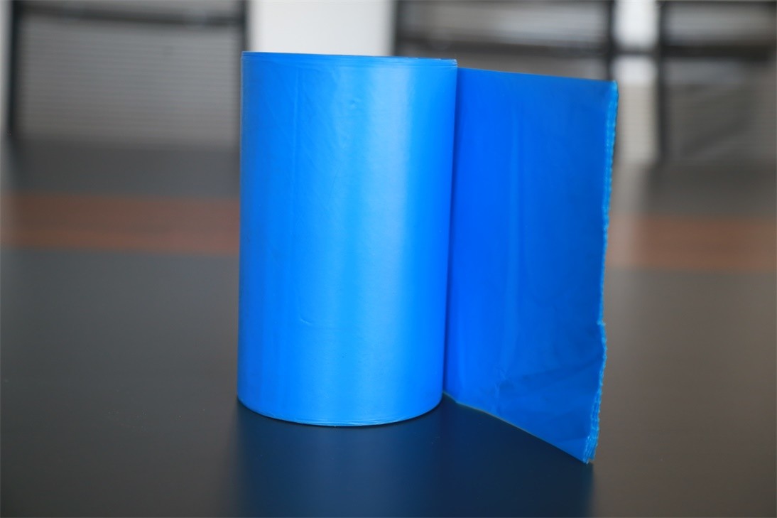 HDPE LDPE Material Disposable Trash Bags Bin Liners For Washroom Cleaning