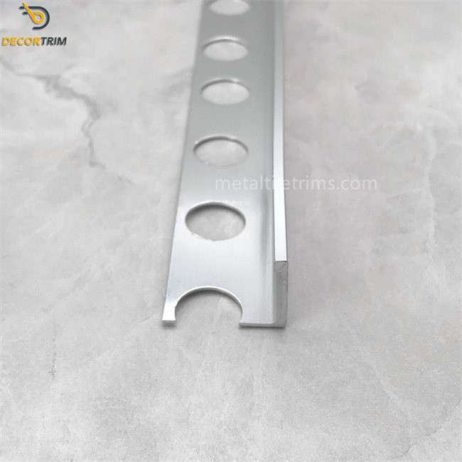 Tile Transition Strips Metal Tile Trims 8mm Black Aluminium 6065