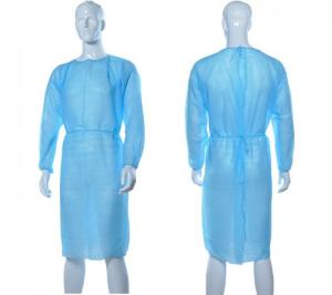 China Economical Disposable Waterproof Gowns , CPE Plastic Throw Away Aprons wholesale