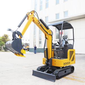 China Telescopic Track Frame Rubber Track Mini Excavator 1800kg wholesale