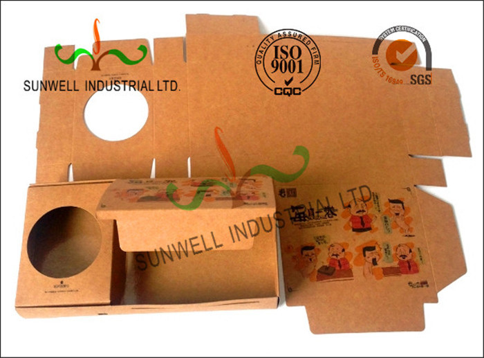 Collapsible Cardboard Food Packaging Trays With Drink Holder Fresh Design