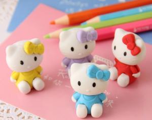 China KT Cat eraser cute cartoon eraser,nice gift for children wholesale