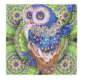 China Crystal Rhinestone Diamond Painting Owl Painting Set Full Drill DIY 5D Diamond Painting Set For Adults wholesale