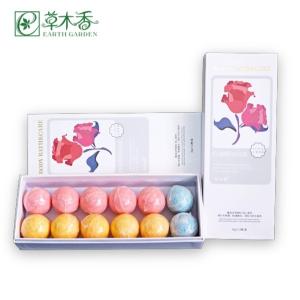 China Rose Essential Foot Bath Ball 30g×12PCS Moisturizing Bath Bomb Foot Soak wholesale