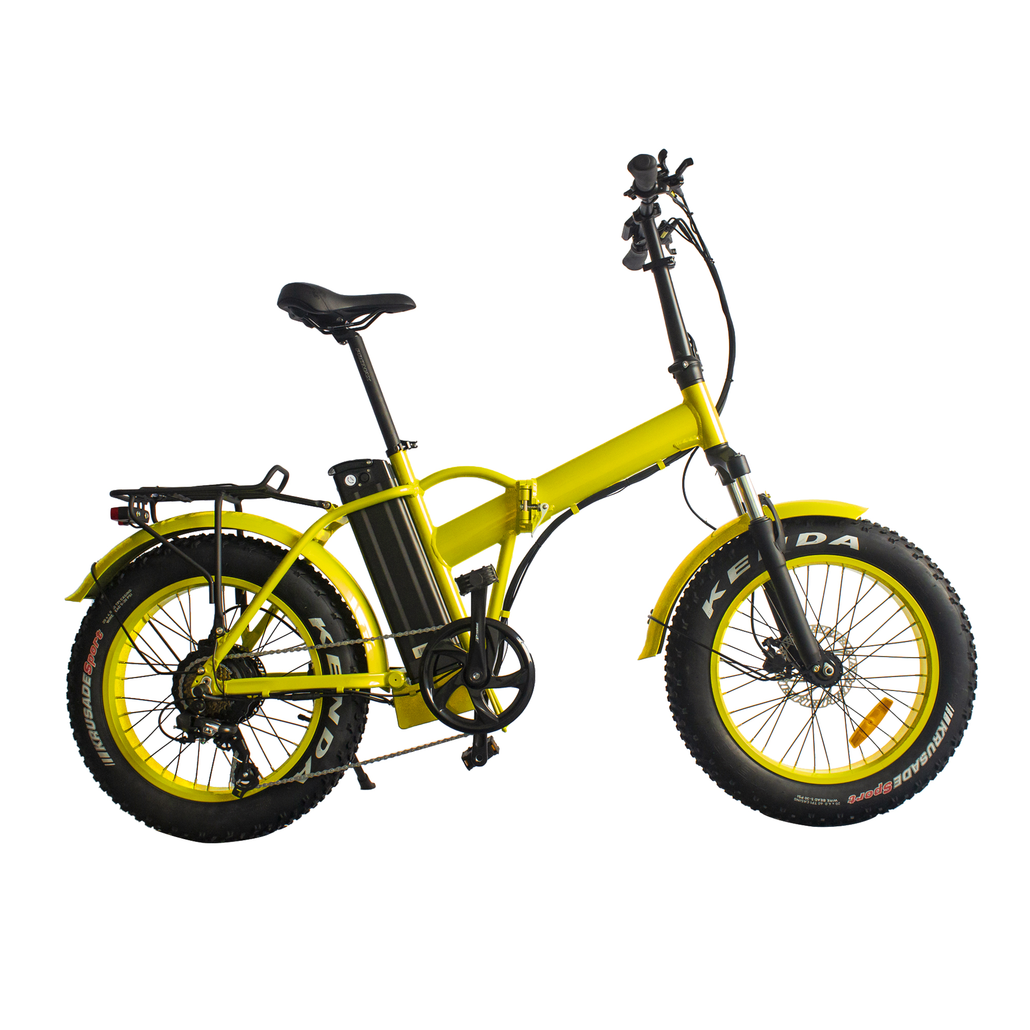 Hybrid Electric Folding Bike Full Suspension Long Range Off Road Electric Bicycle Foldable