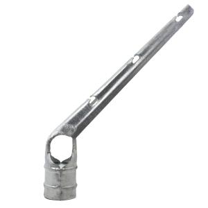 China Galvanized Chain Link Fence Fittings Barbed Wire Extension Arms wholesale