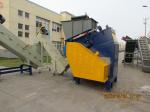 PLC System 400kg/H 380V Single Shaft Shredder Machine