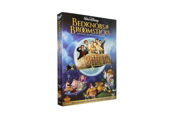 Free DHL Shipping@New Release HOT Cartoon DVD Movies Bedknobs And Broomsticks