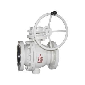 China Cast Trunnion Ball Valve 2&quot; - 40&quot; API 6D Flange 2 Piece Cast Steel 300LB wholesale