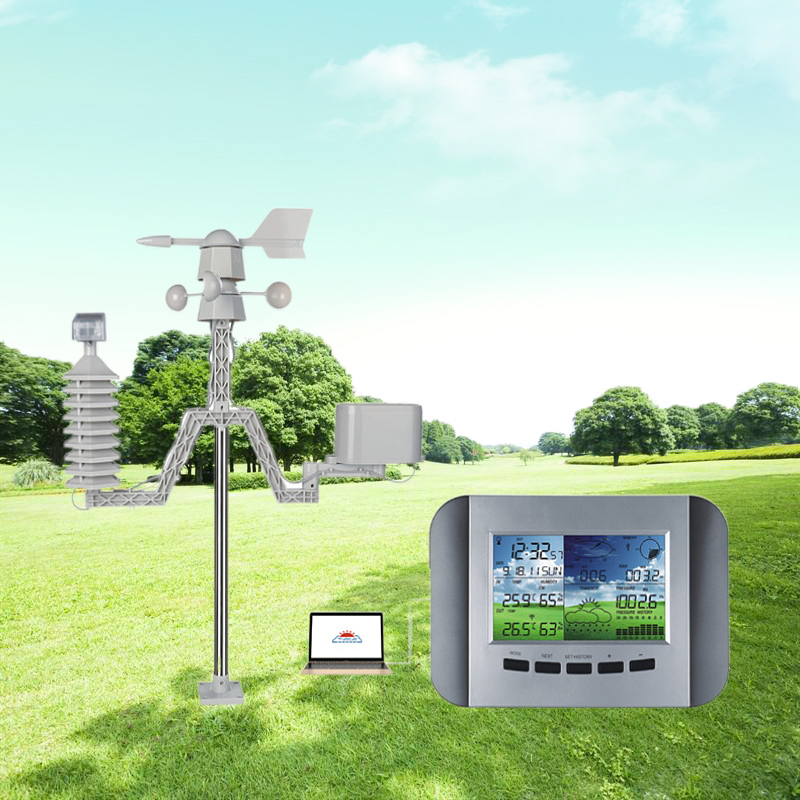 Customized 7-In-1 Solar Photovoltaic Station With Wireless Weather Station And Data Logger