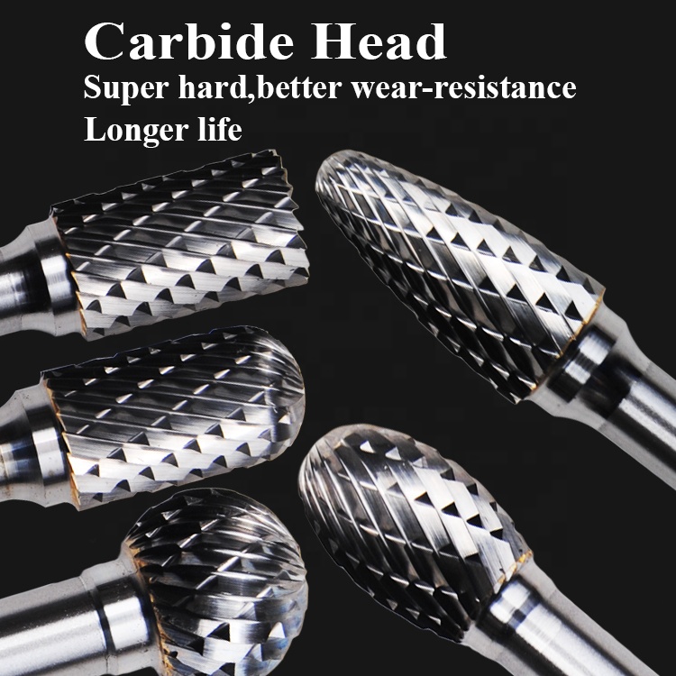 3mm 6mm Shank Tungsten Carbide Rotary File Wood Drill Bit