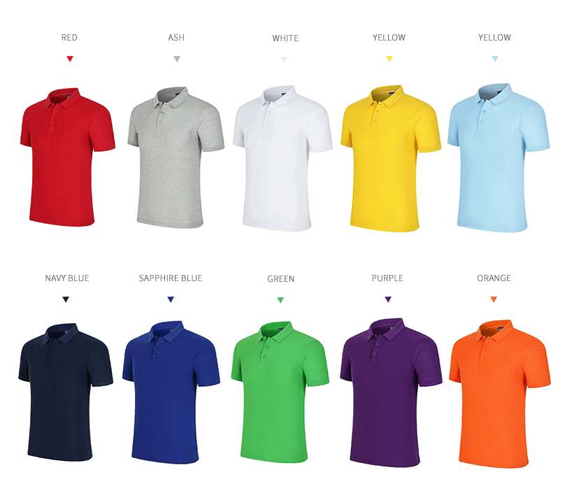 Luxury Sublimation Polo T Shirt for Custom Office Uniforms in Plus Size Knitted Cotton