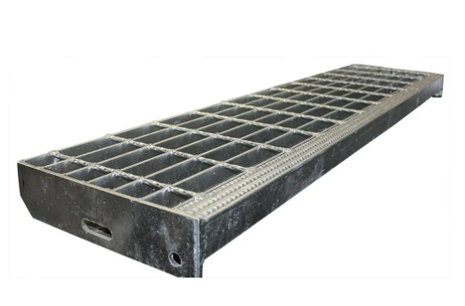 Hot-DIP Galvanized Steel Grating Lattice Platform Stair Treads