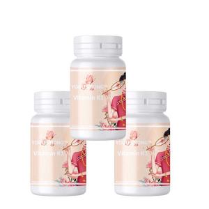 China Vitamin K1 Softgels Supplement 100 Mcg Gluten Free 60 Count bone health body's blood clotting wholesale