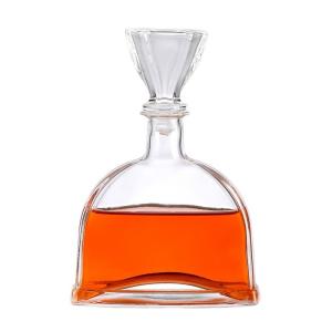 China Hot Flat Glass Wine Bottle with Screw Cap Capacity 200ml/300ml/500ml/750ml/1000ml wholesale