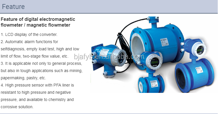 High Accuracy Sewage Electric Flowmeter with 4-20 mA Output Wastewater Flow Monitoring