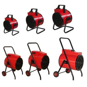 China Round Shape Industrial Fan Heater With Wheel wholesale