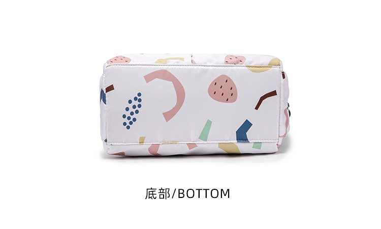 ODM OEM Oxford Multi Functional Nappy Shoulder Hand Bag 27*15*25cm