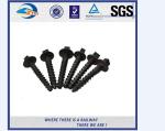 Customized Standard 35# Double-Head Railway Sleeper Screws Rail Fasteners