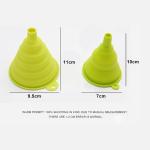 Food Grade Silicone Collapsible Kitchen Funnel Flexible