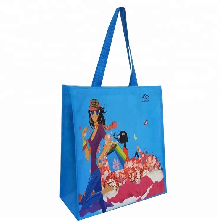 customized promotional woven polypropylene bags with handle