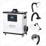 M6001DW Digital Nail Salon Fume Extractor / White Color Medical Portable Smoke