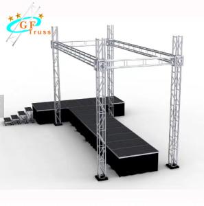 China Silver Aluminum Spigot Truss 15x8m Meter Lighting Truss Stand Structure wholesale