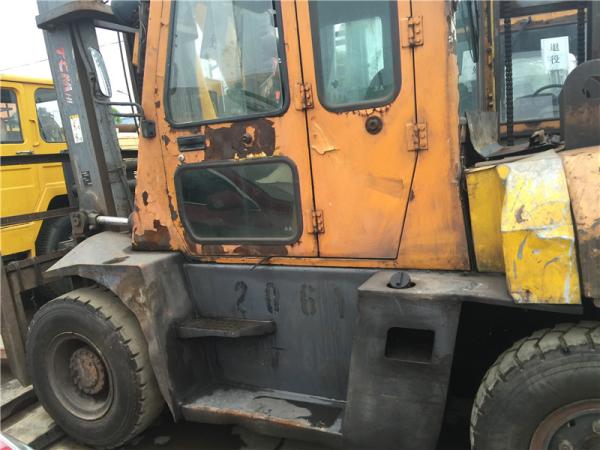 Quality used tcm fd60 forklift with cabin made in japan for sale