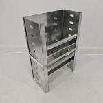 Ventilated Silver Stainless Cable Tray ISO9001 Easy Installation Corrosion