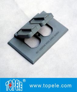 China Aluminum Powder-coated Weatherproof Electrical Boxes Self-closing Outlet Covers wholesale