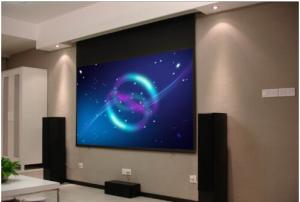 China Luxury office projection screen , motorized screen With Aluminum Housing wholesale