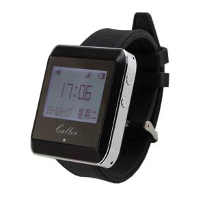 China restaurant waiter service calling system wireless watch pager wholesale