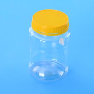 China PET 36g Peanut 380ml Childproof Plastic Screw Cap Jars wholesale