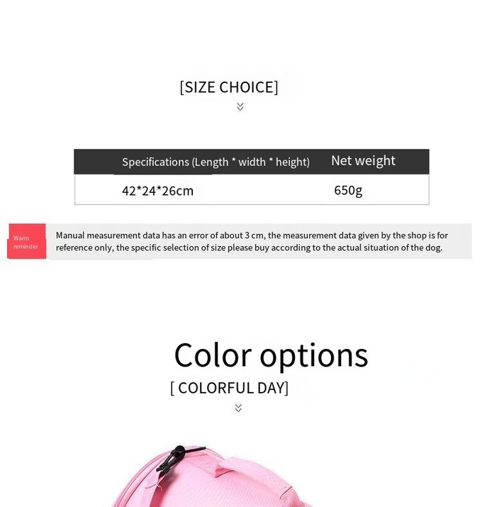 Pet Supplies Space Dog Bag EVA Pet Outing Bag Portable Cross-Body Breathable Pet Bag