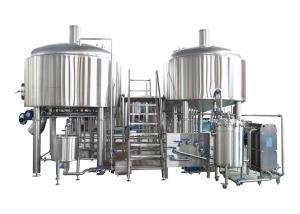 China Customized 2000L Microbrewery Equipment Steam Heating Large Brew Kettle SS304 wholesale